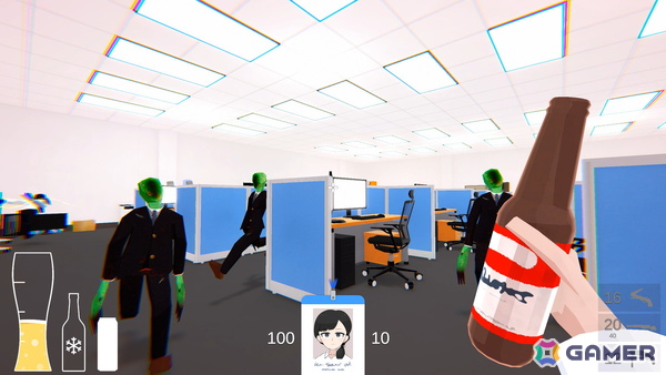 アルコール中毒の社畜による会社転覆劇「ホールパンチ・カクテル」のSteamストアページとトレーラーが公開！の画像8