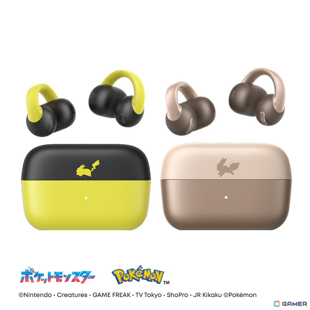 ポケモンデザインの充電関連製品やワイヤレスイヤホンがアンカーから7月上旬に発売！ピカチュウやイーブイのシルエットをデザインの画像