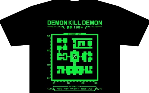 「デモンキルデモン」迷宮MAPデザインのTシャツが当たる発売記念フォロー＆リツイートキャンペーンが開催！
