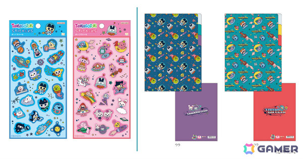 「たまごっち」30周年デザインの文具雑貨シリーズが登場！記念アートを使った缶入りメモやぷっくりシール、ラバーマスコット付きボールペンなど11種の画像6