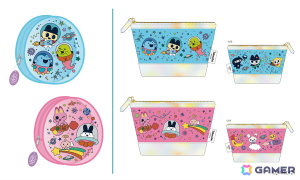 「たまごっち」30周年デザインの文具雑貨シリーズが登場！記念アートを使った缶入りメモやぷっくりシール、ラバーマスコット付きボールペンなど11種の画像9