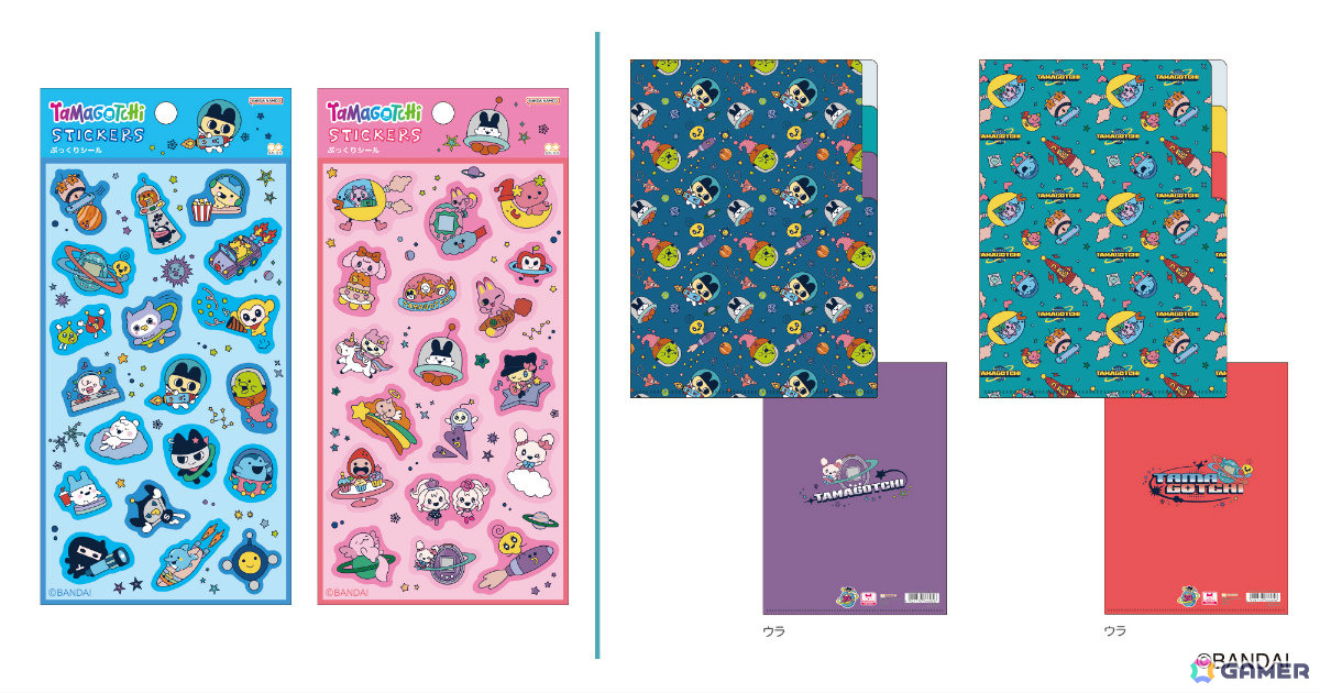 「たまごっち」30周年デザインの文具雑貨シリーズが登場！記念アートを使った缶入りメモやぷっくりシール、ラバーマスコット付きボールペンなど11種の画像