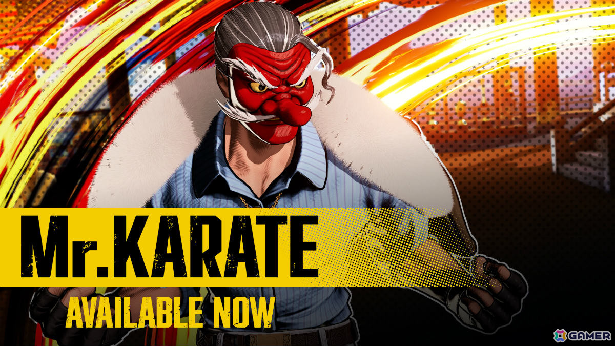 「餓狼伝説 City of the Wolves」天狗の面を被った格闘家「Mr. KARATE」がSeason 2 DLCキャラとして参戦！の画像