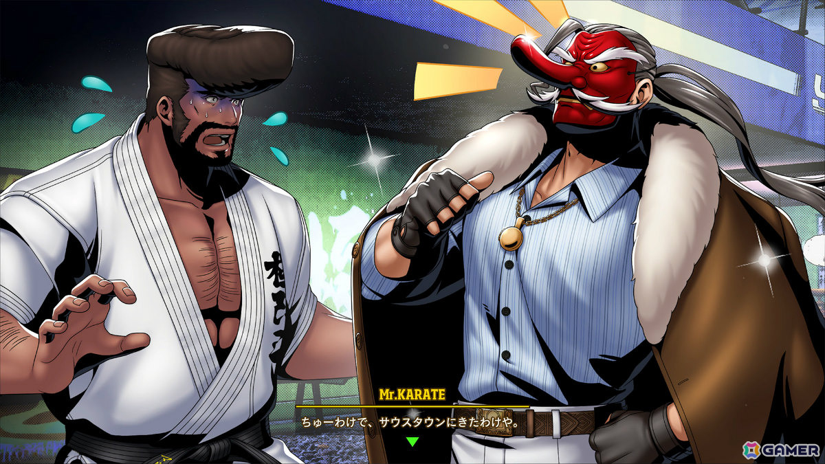 「餓狼伝説 City of the Wolves」天狗の面を被った格闘家「Mr. KARATE」がSeason 2 DLCキャラとして参戦！の画像
