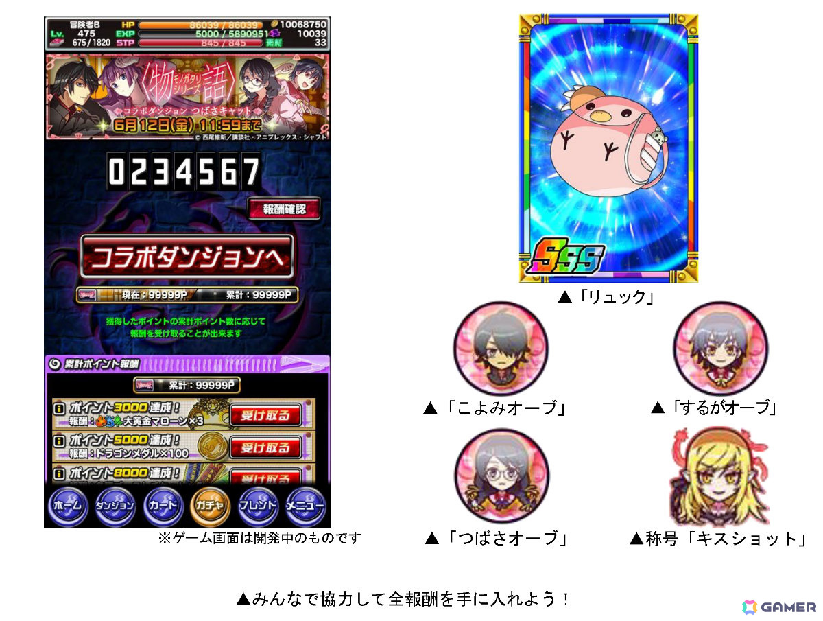 「ドラゴンポーカー」×TVアニメ「〈物語〉シリーズ」初コラボが開催！暦、ひたぎ、真宵、駿河、撫子、ファイヤーシスターズ、メメが描き下ろしカードにの画像