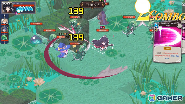 いきいきと動くドット絵と演出が魅力のターン制SRPG「STARDUST: Wish of Witch」がリリース！カードを切りカウンターやコンボを決めるバトルにも注目の画像4