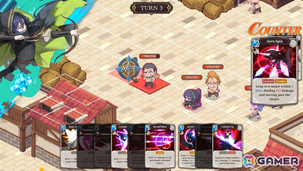 いきいきと動くドット絵と演出が魅力のターン制SRPG「STARDUST: Wish of Witch」がリリース！カードを切りカウンターやコンボを決めるバトルにも注目の画像5