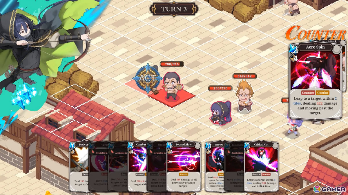 いきいきと動くドット絵と演出が魅力のターン制SRPG「STARDUST: Wish of Witch」がリリース！カードを切りカウンターやコンボを決めるバトルにも注目の画像