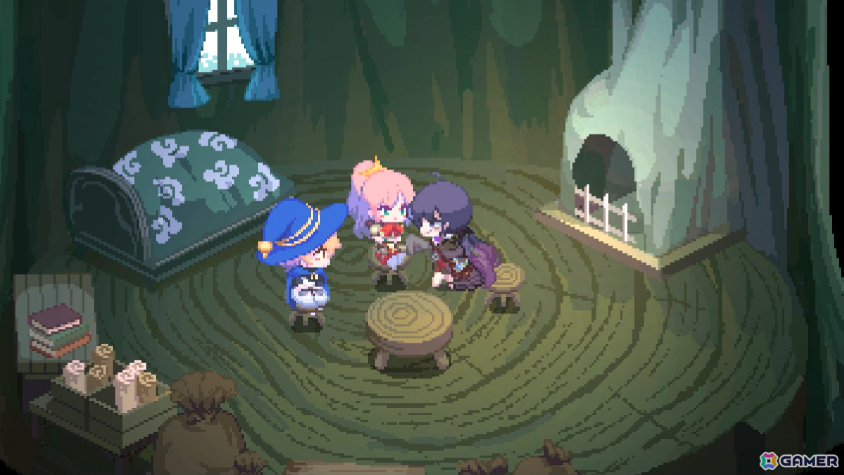 いきいきと動くドット絵と演出が魅力のターン制SRPG「STARDUST: Wish of Witch」がリリース！カードを切りカウンターやコンボを決めるバトルにも注目の画像