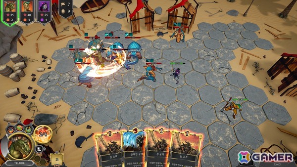 タクティカルカードストラテジーゲーム「魔法と鋼鉄の英雄たち」がSteamで配信!グリッドバトルやデッキ構築などを組み合わせたゲーム性に注目の画像