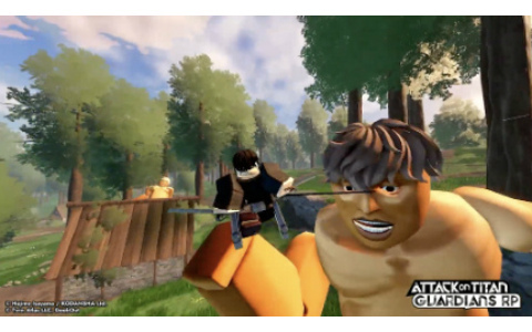 「進撃の巨人」公式RobloxタイトルとなるオープンワールドRPG「Attack On Titan: Guardians RP」が配信！