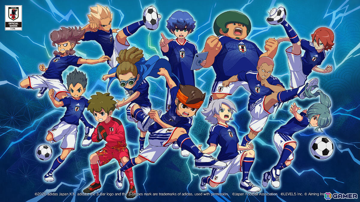 「イナズマイレブン クロス」の配信日が6月9日に決定！日本代表ユニフォームの円堂・鬼道も新たな必殺技を備えて登場の画像