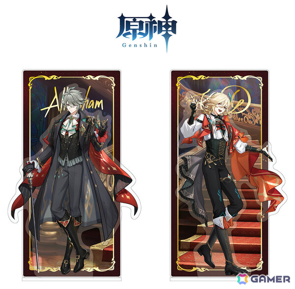 「原神」アルハイゼンとカーヴェの新作グッズが6月20日に発売！アクスタやメタルクリアファイルなどがラインナップの画像1