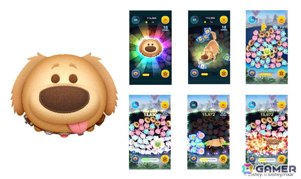 「LINE：ディズニー ツムツム」にヒーロースタイルスティッチ〈変身〉（リロ＆スティッチ）、ダグ（カールじいさんの空飛ぶ家）が登場！の画像3