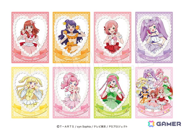 「プリティーシリーズ」とフルーツパーラー「果実園リーベル」がコラボ！あいら、みあ、なる、らぁら、ゆい、みらい、まつりモチーフのメニューや描き下ろしグッズが展開の画像13