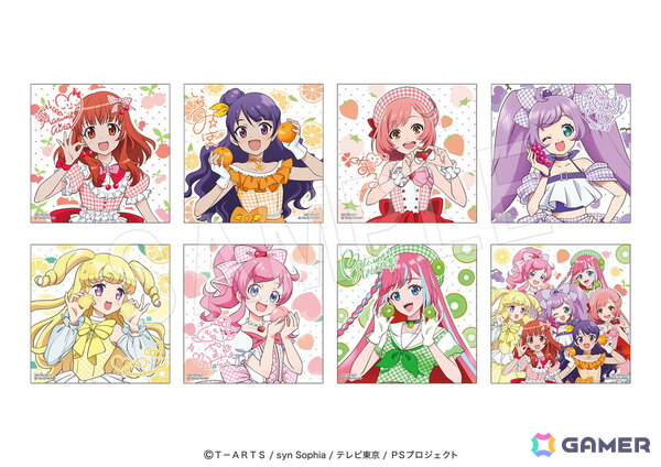 「プリティーシリーズ」とフルーツパーラー「果実園リーベル」がコラボ！あいら、みあ、なる、らぁら、ゆい、みらい、まつりモチーフのメニューや描き下ろしグッズが展開の画像15