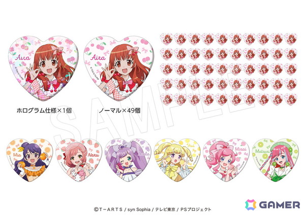 「プリティーシリーズ」とフルーツパーラー「果実園リーベル」がコラボ！あいら、みあ、なる、らぁら、ゆい、みらい、まつりモチーフのメニューや描き下ろしグッズが展開の画像16