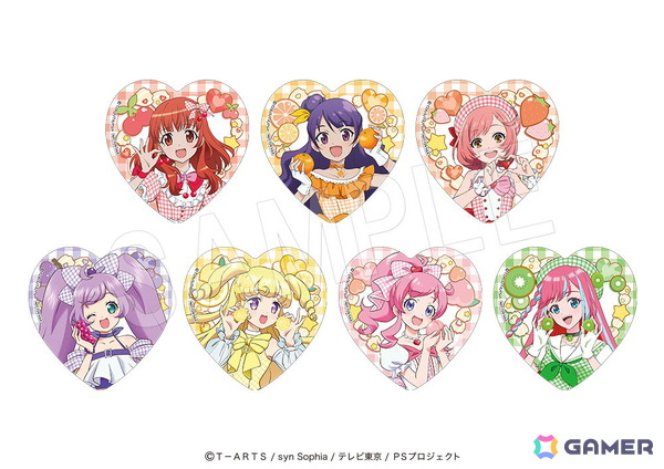 「プリティーシリーズ」とフルーツパーラー「果実園リーベル」がコラボ！あいら、みあ、なる、らぁら、ゆい、みらい、まつりモチーフのメニューや描き下ろしグッズが展開の画像9