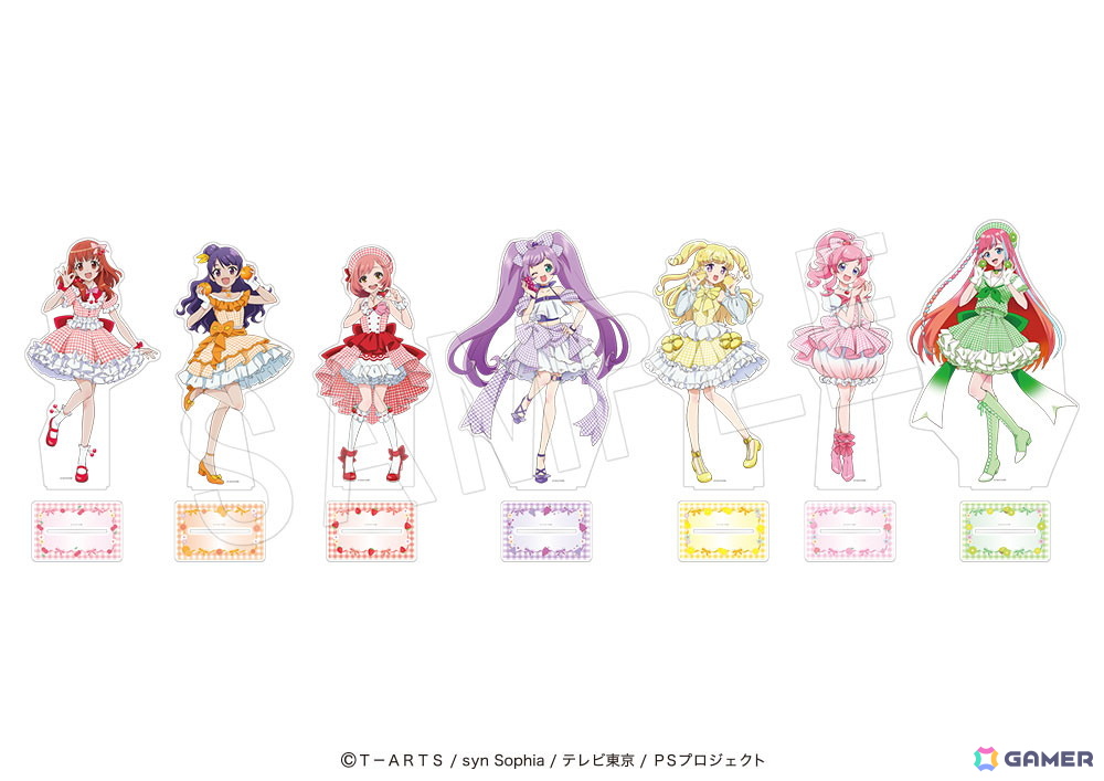 「プリティーシリーズ」とフルーツパーラー「果実園リーベル」がコラボ!あいら、みあ、なる、らぁら、ゆい、みらい、まつりモチーフのメニューや描き下ろしグッズが展開の画像