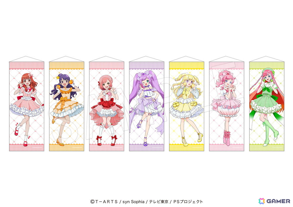 「プリティーシリーズ」とフルーツパーラー「果実園リーベル」がコラボ!あいら、みあ、なる、らぁら、ゆい、みらい、まつりモチーフのメニューや描き下ろしグッズが展開の画像