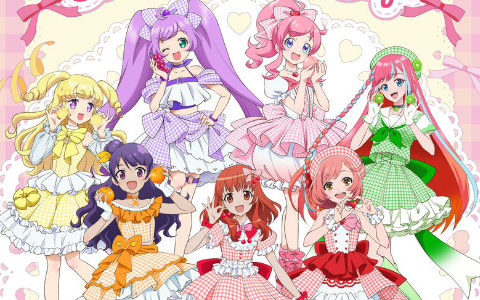 「プリティーシリーズ」とフルーツパーラー「果実園リーベル」がコラボ！あいら、みあ、なる、らぁら、ゆい、みらい、まつりモチーフのメニューや描き下ろしグッズが展開