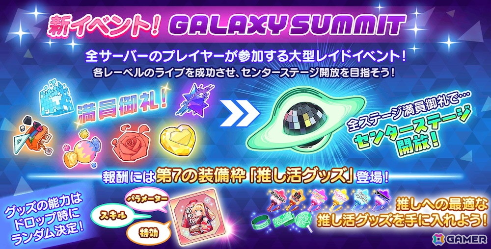 「STELLAR IDOL PROJECT」1周年ファンフェス開催!新曲「Our Journey Now」のMV公開や大音師あやなが登場するガチャもの画像