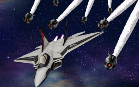 戦闘機を操り無数のミサイルをかわし続ける3D弾幕回避アクション「WARHEAD CIRCUS」半額セールが開催！