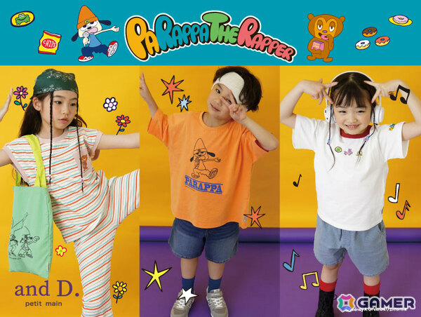 「パラッパラッパー」パラッパ、PJベリー、タマネギ先生などをモチーフにしたアパレルが登場！親子スタイルも楽しめるの画像1