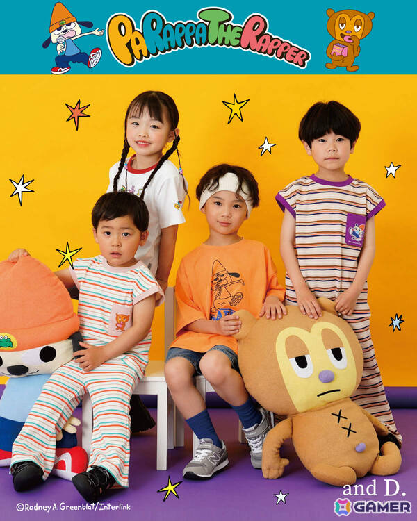「パラッパラッパー」パラッパ、PJベリー、タマネギ先生などをモチーフにしたアパレルが登場！親子スタイルも楽しめるの画像2