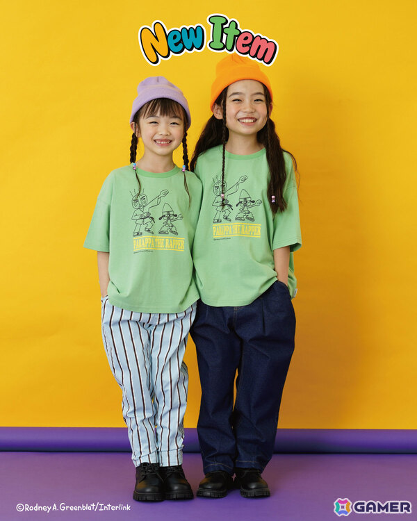 「パラッパラッパー」パラッパ、PJベリー、タマネギ先生などをモチーフにしたアパレルが登場！親子スタイルも楽しめるの画像5