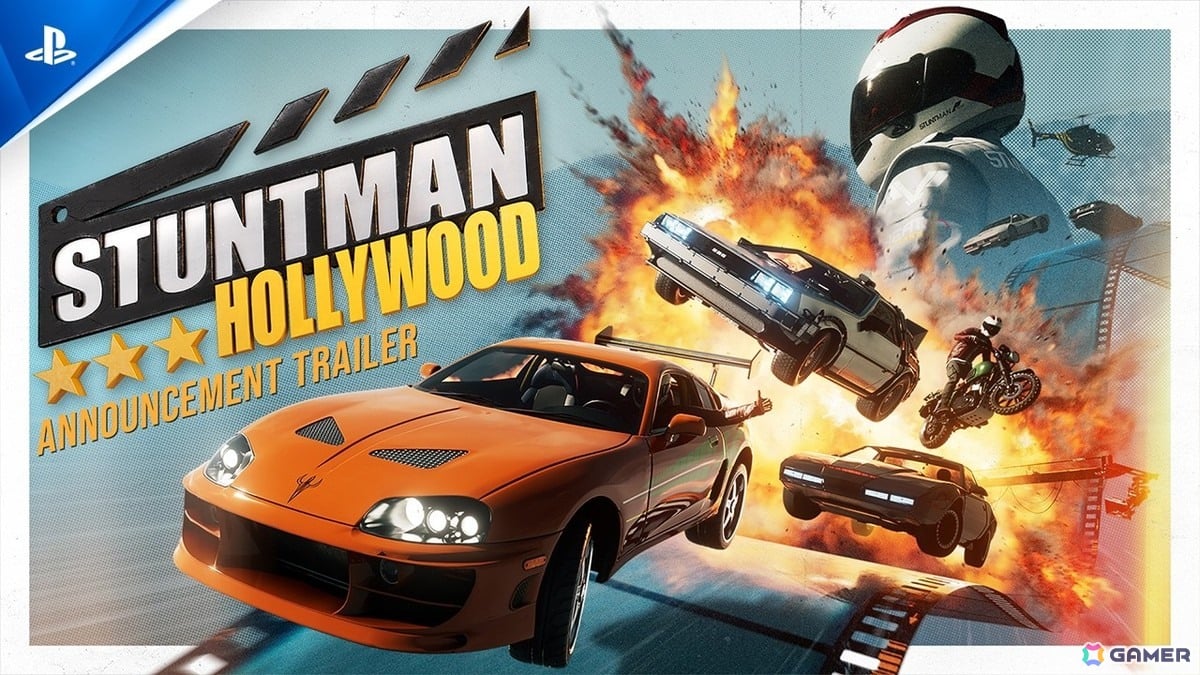 カースタントに焦点を当てたレースゲーム「STANTMAN HOLLYWOOD」が発表！ナイト2000やデロリアンなど伝説的なマシンが登場の画像