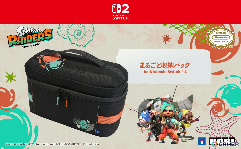 「スプラトゥーン レイダース」デザインのSwitch2対応周辺アイテムがホリより2026年夏に発売！ワイヤレスホリパッドTURBOやゲーミングヘッドセットなど6商品の画像6