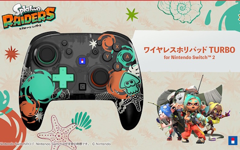 「スプラトゥーン レイダース」デザインのSwitch2対応周辺アイテムがホリより2026年夏に発売！ワイヤレスホリパッドTURBOやゲーミングヘッドセットなど6商品