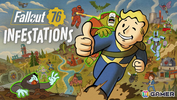 「Fallout 76」無料アップデート「Infestations（大群）」が配信！アパラチア各地の見慣れたロケーションがダイナミックで高難易度な戦闘エリアに変貌の画像1
