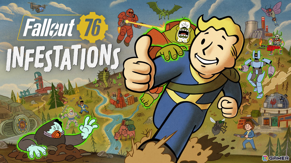 「Fallout 76」無料アップデート「Infestations（大群）」が配信！アパラチア各地の見慣れたロケーションがダイナミックで高難易度な戦闘エリアに変貌の画像
