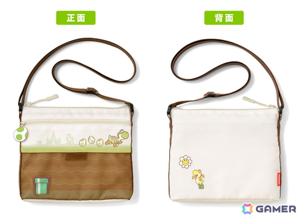 ヨッシーがデザインされたサコッシュとICカードケースが発売！シンプルながらも遊び心あるデザインに注目の画像4