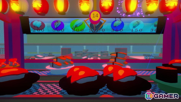 レーンを流れるお寿司をクレーンで捕まえる物理演算コメディゲーム「お寿司クレーンゲーム」が7月13日にSteamでリリース！SteamNextフェスにも参加の画像
