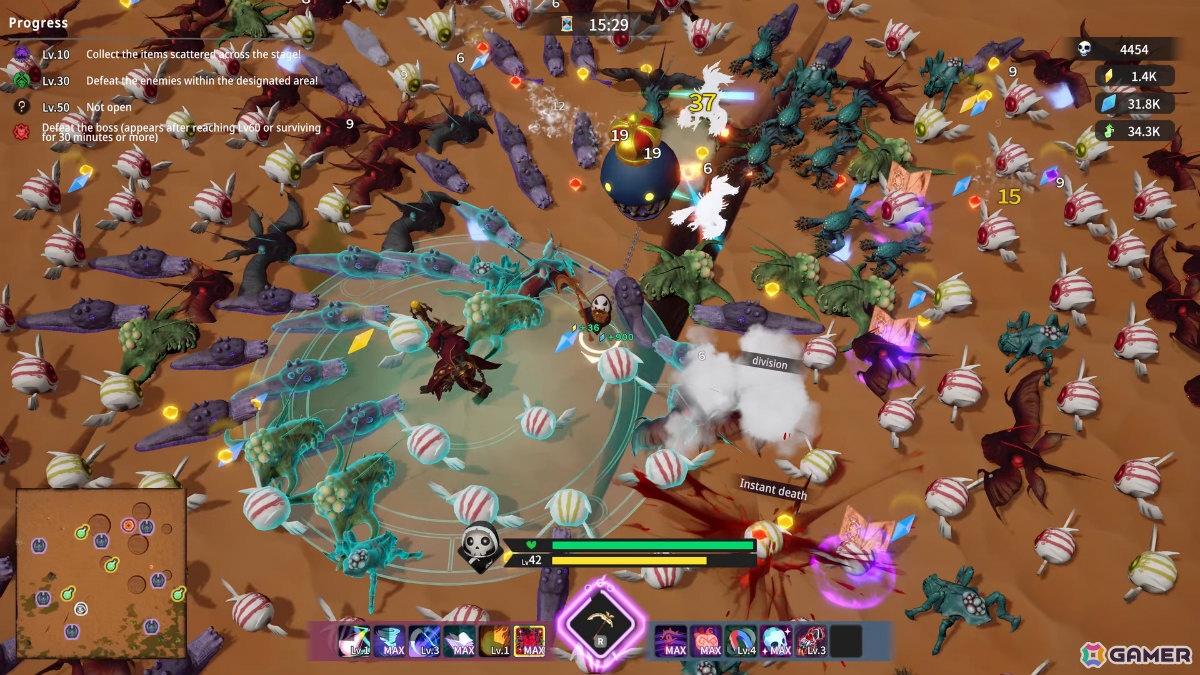 死神となり使い魔と共に地獄の獣たちを薙ぎ払うローグライトサバイバーアクション「Dark Reaper Shoots! 2」が6月中に発売！の画像