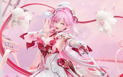「崩壊3rd」明るい笑顔が魅力的なエリシアが1/7スケールフィギュアとなって登場！愛の願いが弾み、花々が咲き誇るシチュエーションを再現
