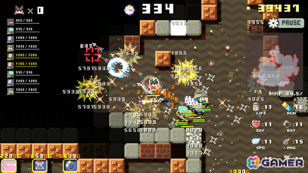 「勇者30」の吉田浩太郎氏が手掛けたダンジョン“破壊”シューティング「ダンジョン崩し」Switch/iOS/Android版が6月18日に配信の画像4