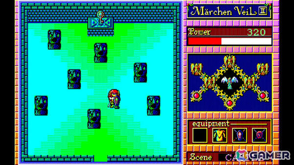 湖の王子となり自分に呪いをかけた魔法使いを探す冒険に出るアクションRPG「EGGコンソール メルヘンヴェールII PC-9801」がSwitchで配信！の画像2