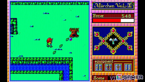 湖の王子となり自分に呪いをかけた魔法使いを探す冒険に出るアクションRPG「EGGコンソール メルヘンヴェールII PC-9801」がSwitchで配信！の画像