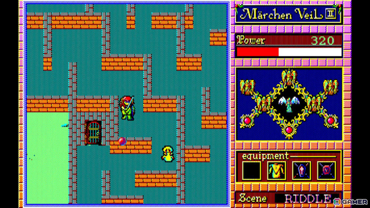 湖の王子となり自分に呪いをかけた魔法使いを探す冒険に出るアクションRPG「EGGコンソール メルヘンヴェールII PC-9801」がSwitchで配信！の画像4