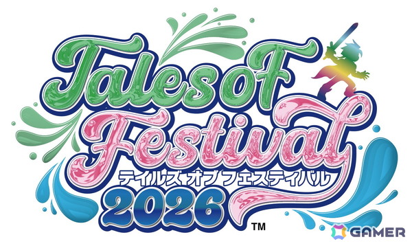 「テイルズ オブ フェスティバル 2026」のイベントキービジュアル/描きおろし等身イラストが公開！水鉄砲を手に夏らしい装いに身を包んだ特別な描きおろしにの画像1