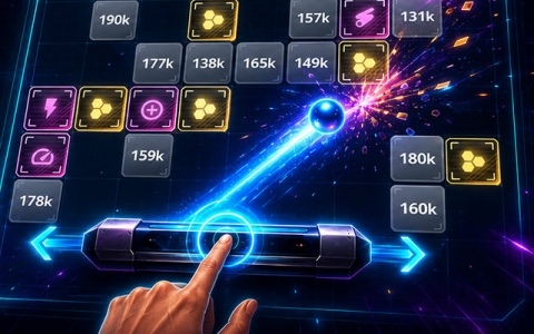 ブロック崩し×ローグライト「CoreBreaker」手動操作のアクティブモードが追加！リブートしたボールだけで戦うアーカイブボール戦も新たに配置