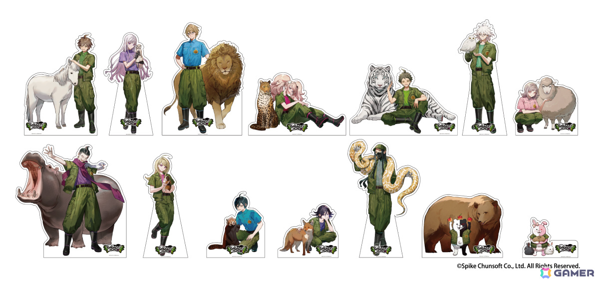 「ダンガンロンパ」シリーズ×東武動物公園のコラボイベントが7月4日より開催!飼育係をコンセプトにした描きおろしグッズなどが登場の画像