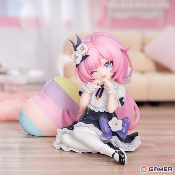 「崩壊3rd」エリシアが可愛らしいデフォルメフィギュアとなって登場！いたずらっぽくウインクをしながら浮かべる明るい笑顔が可憐さを引き立てるの画像1