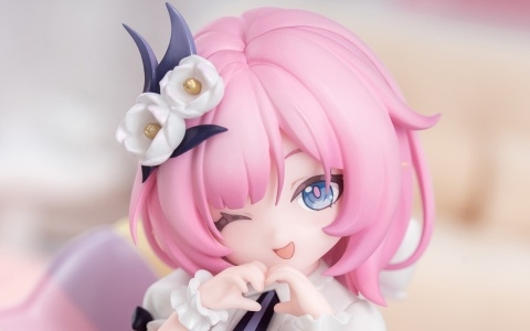 「崩壊3rd」エリシアが可愛らしいデフォルメフィギュアとなって登場！いたずらっぽくウインクをしながら浮かべる明るい笑顔が可憐さを引き立てる
