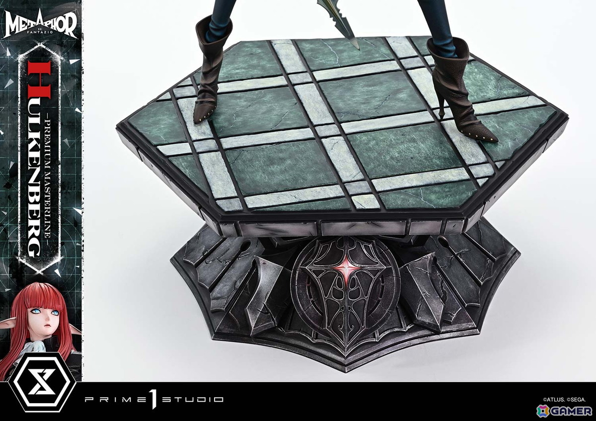 「メタファー:リファンタジオ」ルサント族の騎士・ヒュルケンベルグが1/4スケールで登場!ベース基部にはアーキタイプ・ナイトのデザインもの画像