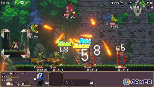 剣を投げ連鎖で敵を一掃するローグライトアクション「ケンナゲェル -SWORD FLINGER-」Steam体験版が配信!の画像
